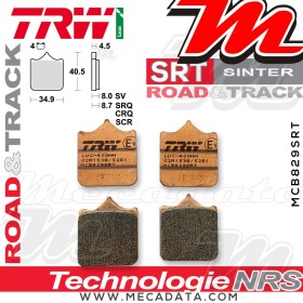 Plaquettes de frein Avant ~ TRW Lucas MCB 829 SRT 