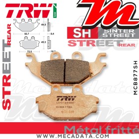 Plaquettes de frein Arrière ~ TRW Lucas MCB 877 SH 
