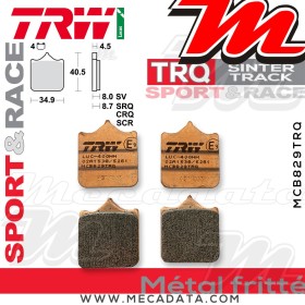 Plaquettes de frein Avant ~ TRW Lucas MCB 829 TRQ 