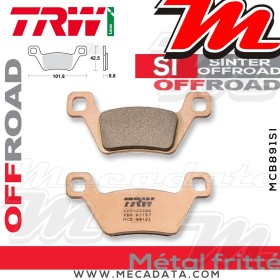 Plaquettes de frein Arrière ~ TRW Lucas MCB 891 SI 