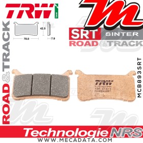 Plaquettes de frein Avant ~ TRW Lucas MCB 893 SRT 