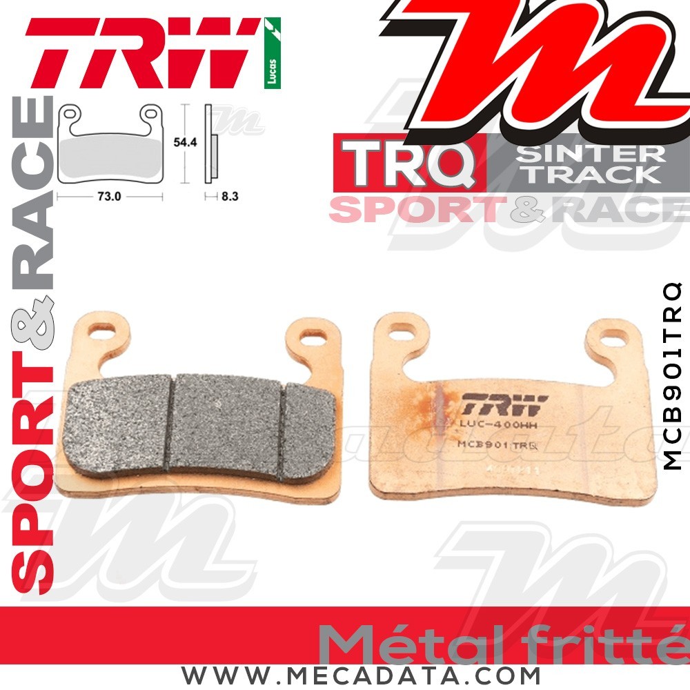 Plaquettes de frein Avant ~ TRW Lucas MCB 901 TRQ 