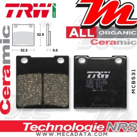 Plaquettes de frein Arrière ~ TRW Lucas MCB 531 