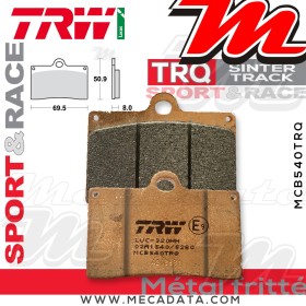 Plaquettes de frein Arrière ~ TRW Lucas MCB 540 TRQ 