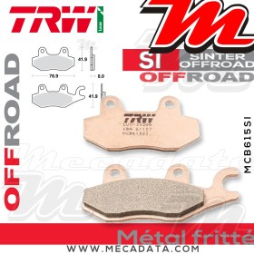 Plaquettes de frein Arrière ~ TRW Lucas MCB 615 SI 