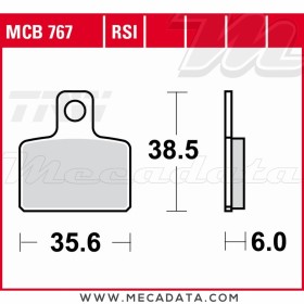Plaquettes de frein Arrière ~ TRW Lucas MCB 767 RSI 