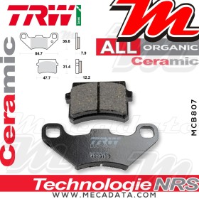 Plaquettes de frein Arrière ~ TRW Lucas MCB 807 