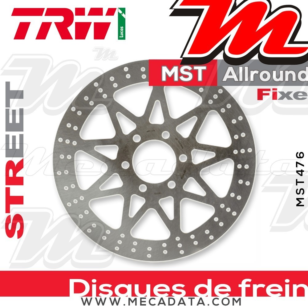 Disque de frein Avant ~ TRW Lucas MST 476 ALL 