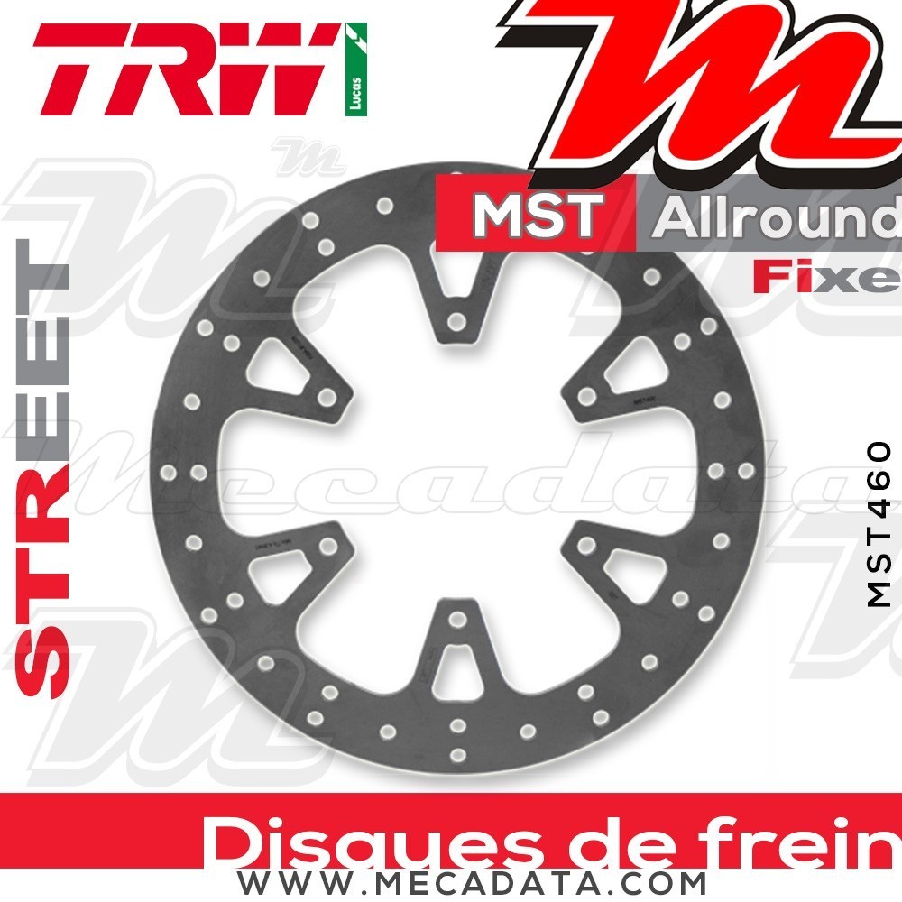 Disque de frein Avant ~ TRW Lucas MST 460 ALL 