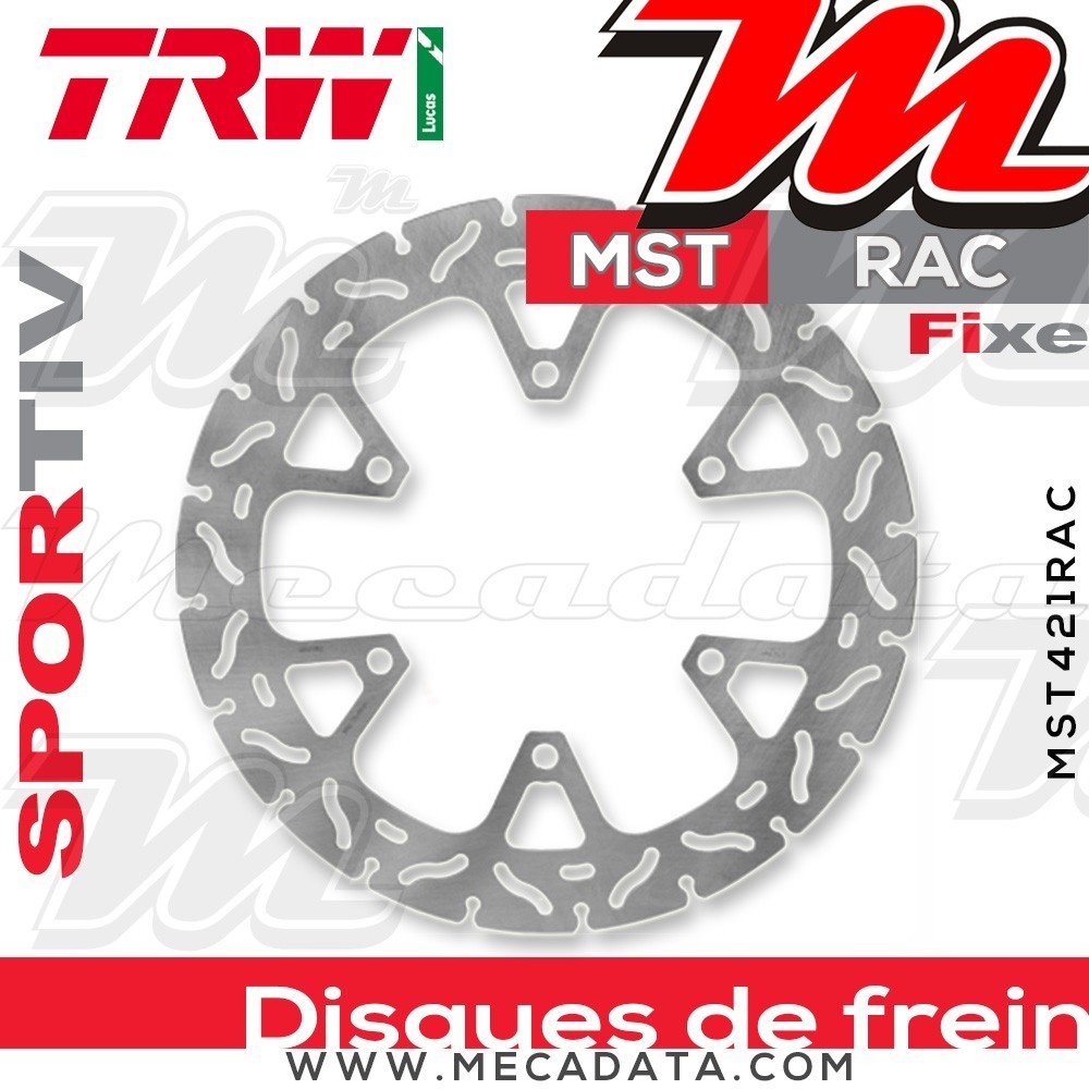 Disque de frein Avant ~ TRW Lucas MST 421 RAC 