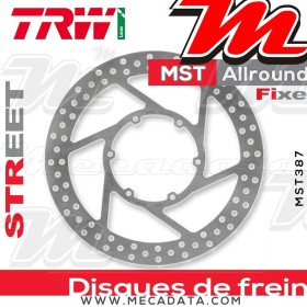 Disque de frein Avant ~ TRW Lucas MST 387 ALL 