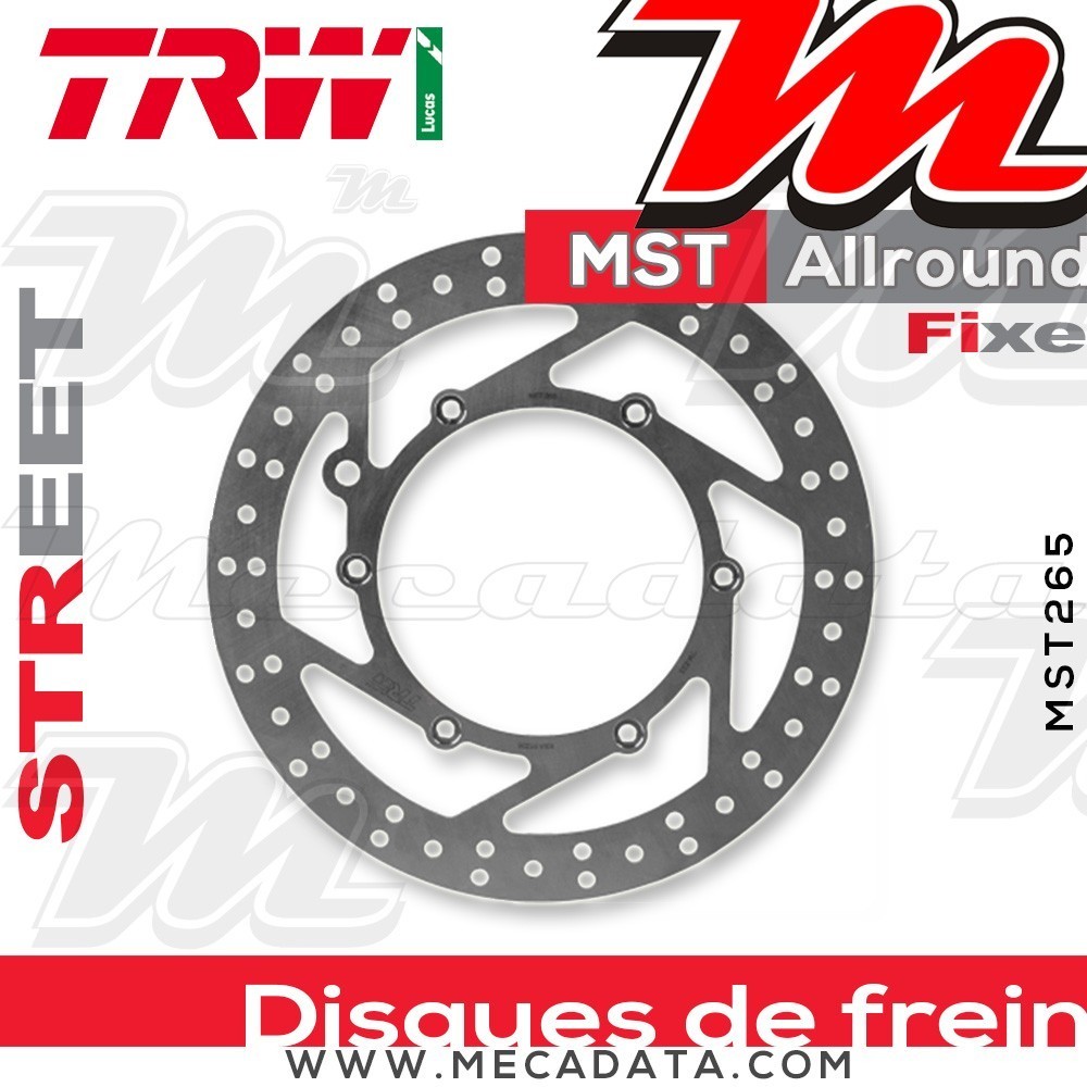 Disque de frein Avant ~ TRW Lucas MST 265 ALL 
