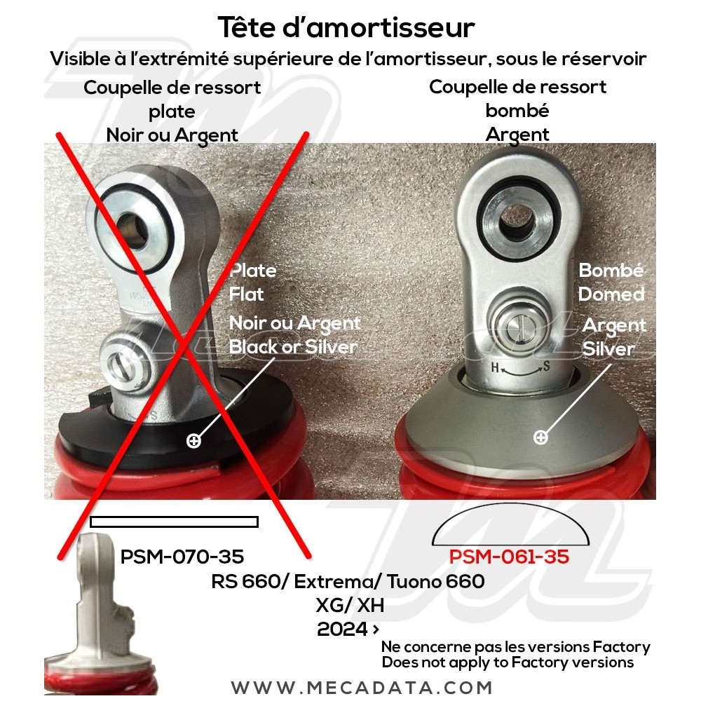 Kit Rabaissement ~ Aprilia RS 660/ Extrema/ Tuono 660 (KS/ KV/ XG/ XH) 2024 - 2025 ~ RAC Suspension - 35 mm 