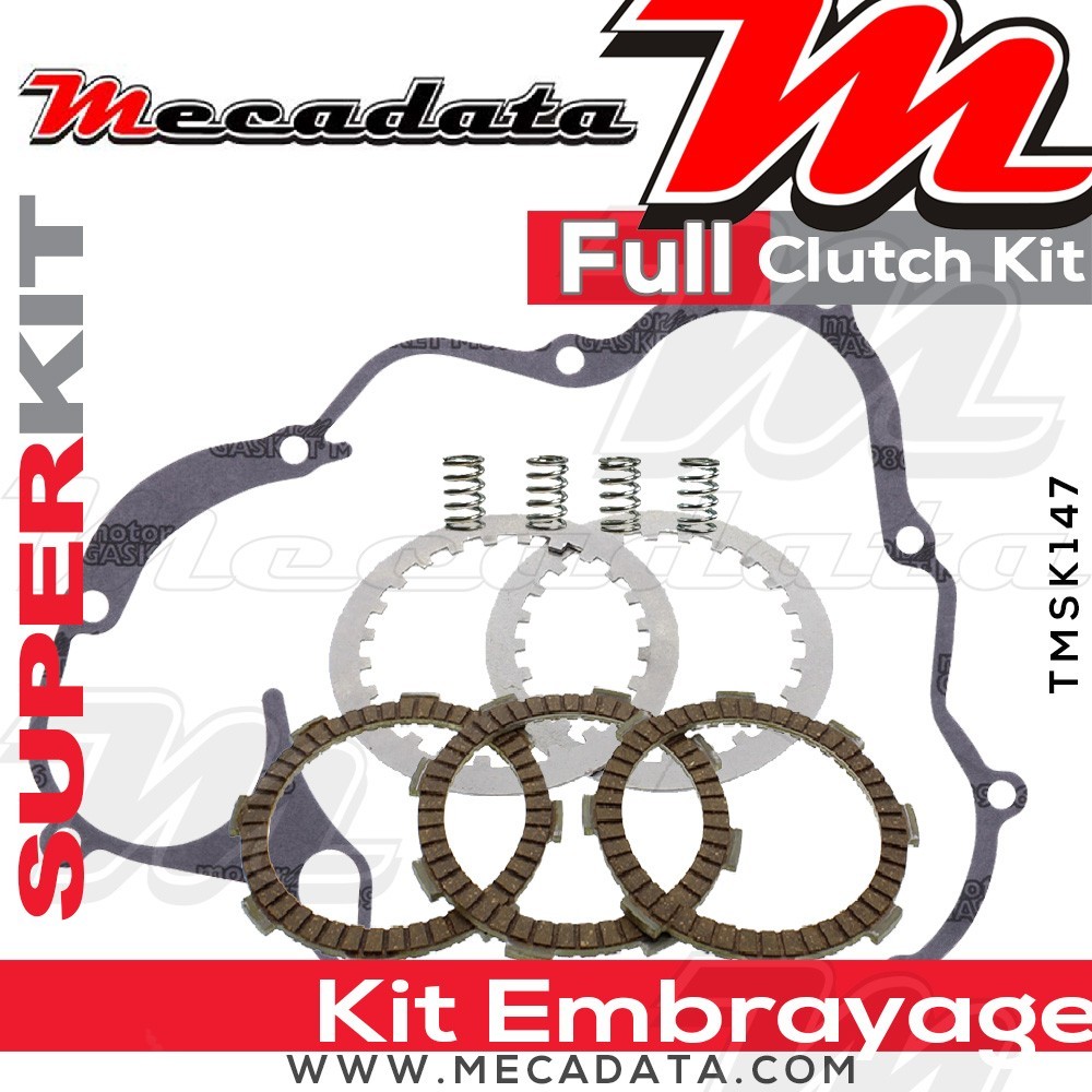 Superkit (Kit complet disques garnis, disques lisses, ressorts d'embrayage et joint carter) 