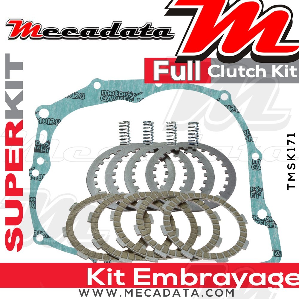 Superkit (Kit complet disques garnis, disques lisses, ressorts d'embrayage et joint carter) 