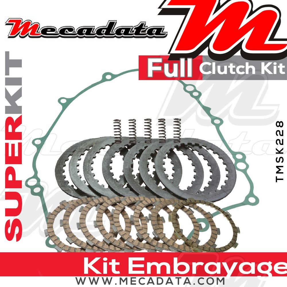 Superkit (Kit complet disques garnis, disques lisses, ressorts d'embrayage et joint carter) 