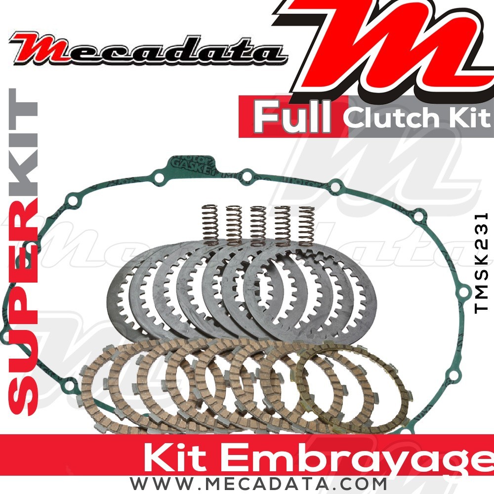 Superkit (Kit complet disques garnis, disques lisses, ressorts d'embrayage et joint carter) 