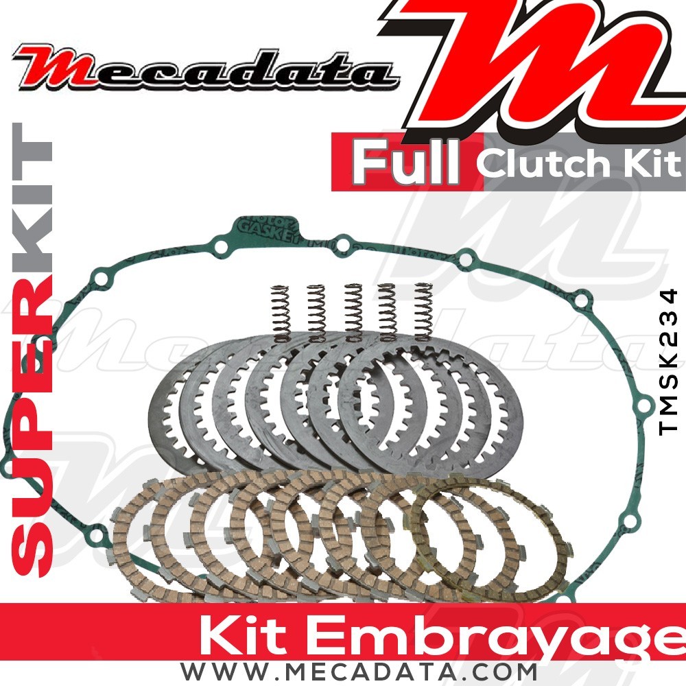 Superkit (Kit complet disques garnis, disques lisses, ressorts d'embrayage et joint carter) 