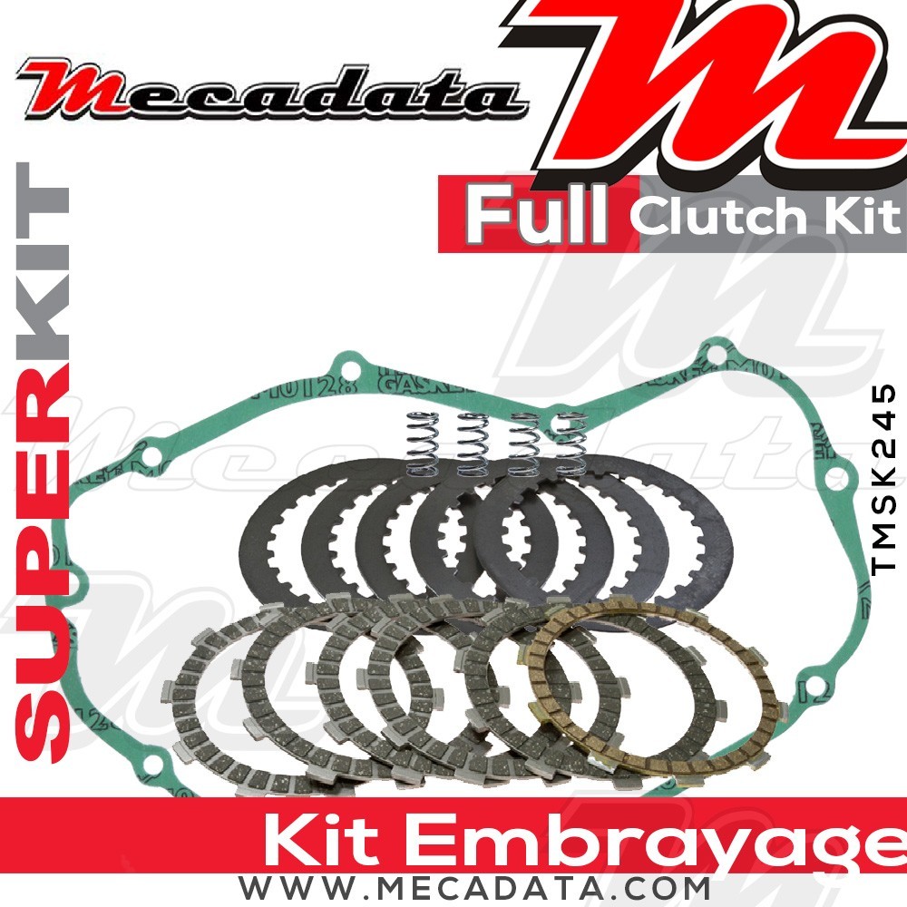 Superkit (Kit complet disques garnis, disques lisses, ressorts d'embrayage et joint carter) 