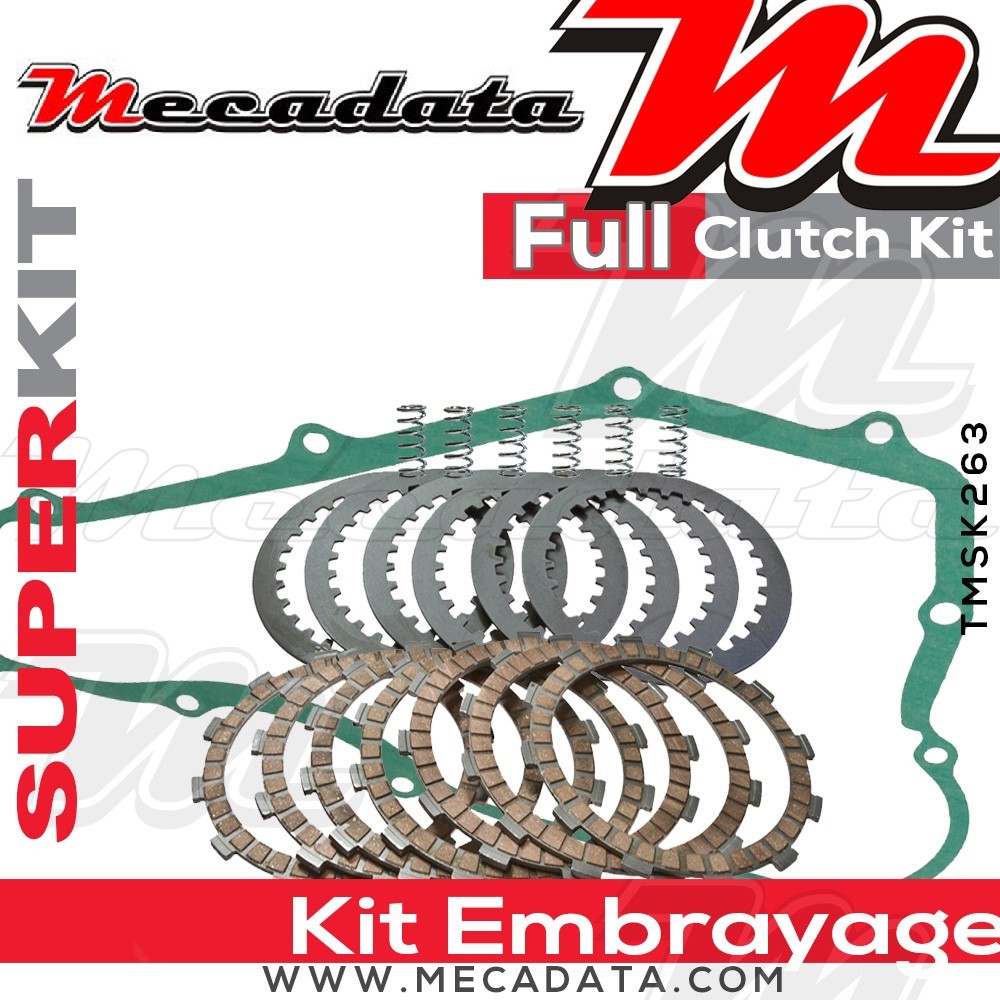 Superkit (Kit complet disques garnis, disques lisses, ressorts d'embrayage et joint carter) 