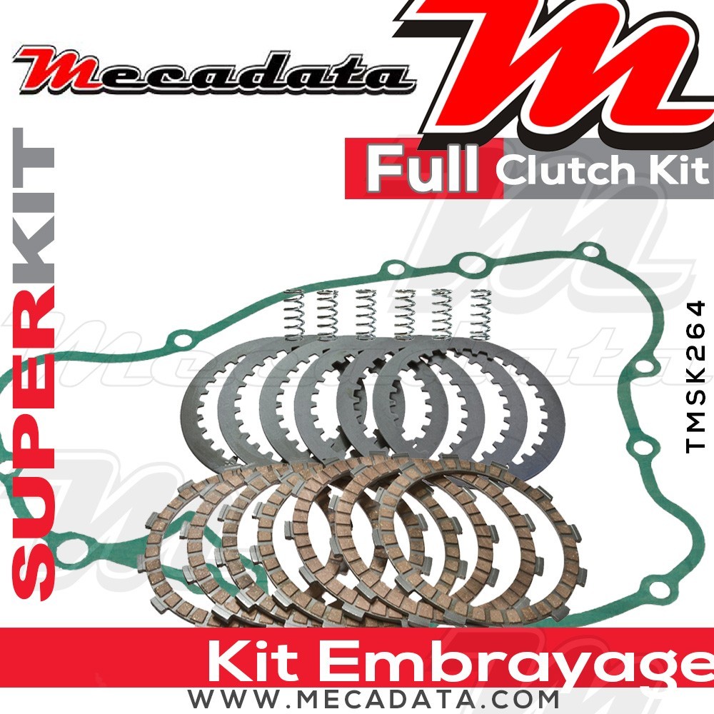 Superkit (Kit complet disques garnis, disques lisses, ressorts d'embrayage et joint carter) 