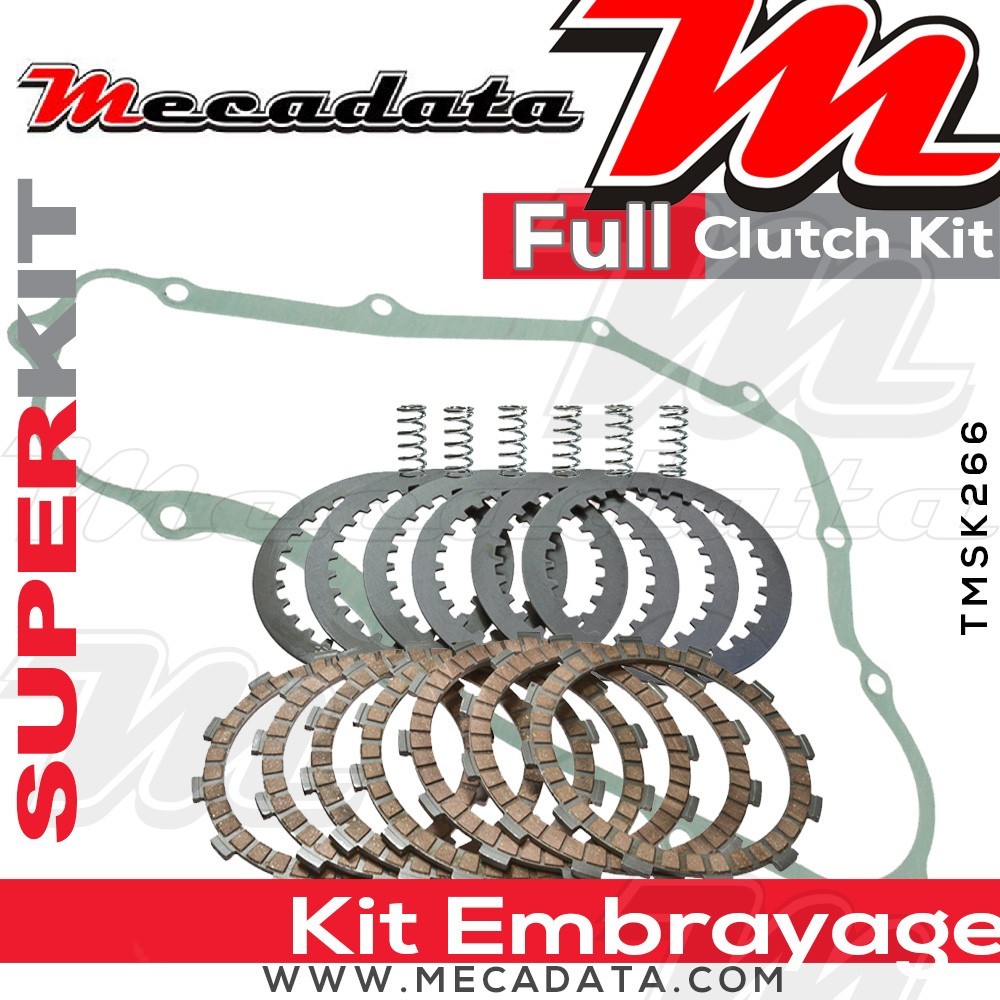 Superkit (Kit complet disques garnis, disques lisses, ressorts d'embrayage et joint carter) 
