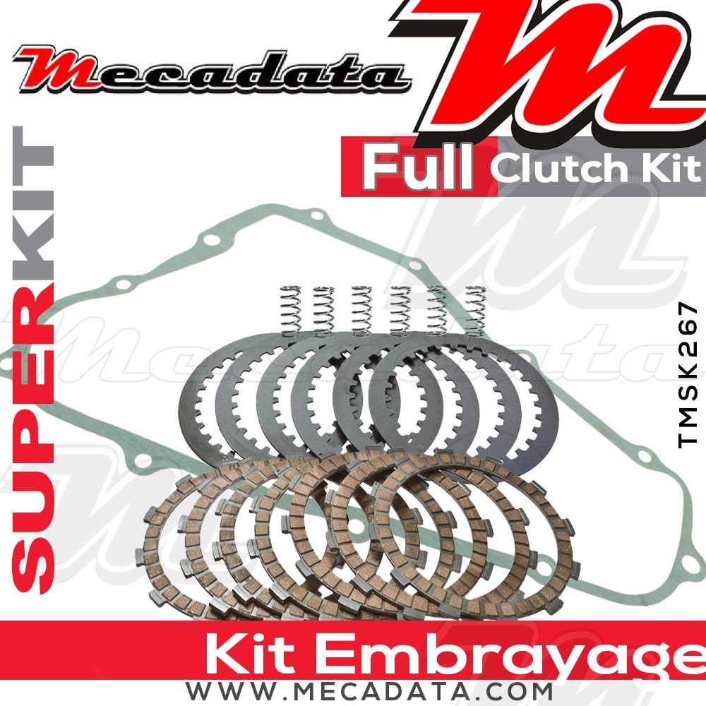 Superkit (Kit complet disques garnis, disques lisses, ressorts d'embrayage et joint carter) 