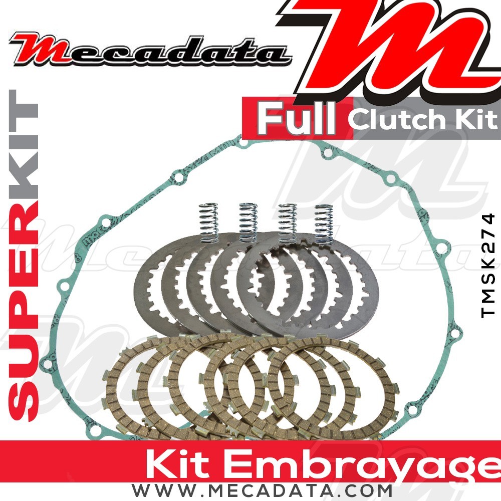 Superkit (Kit complet disques garnis, disques lisses, ressorts d'embrayage et joint carter) 