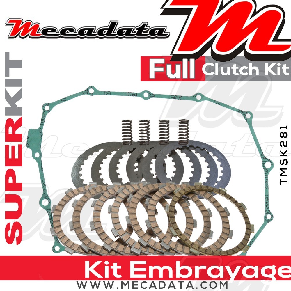 Superkit (Kit complet disques garnis, disques lisses, ressorts d'embrayage et joint carter) 