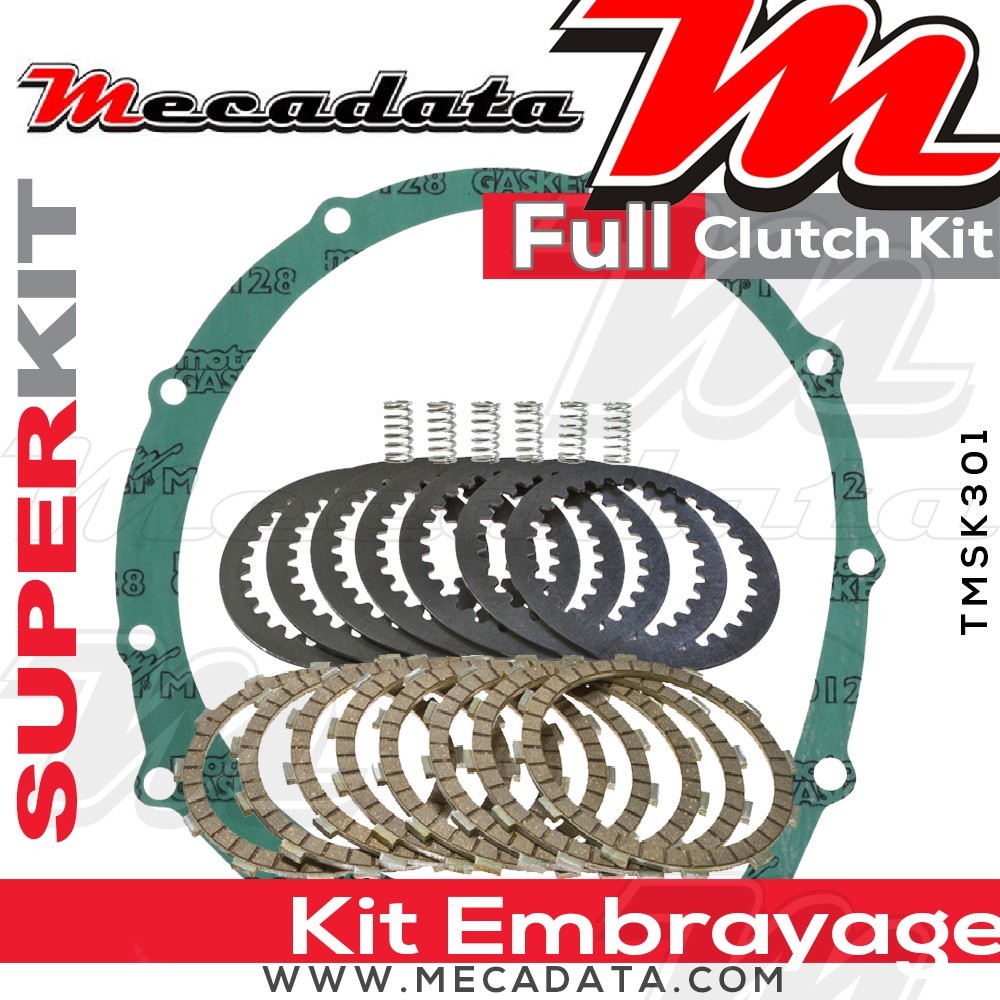 Superkit (Kit complet disques garnis, disques lisses, ressorts d'embrayage et joint carter) 