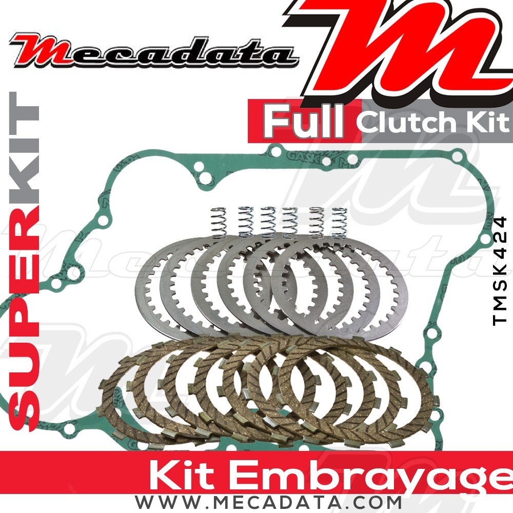 Superkit (Kit complet disques garnis, disques lisses, ressorts d'embrayage et joint carter) 