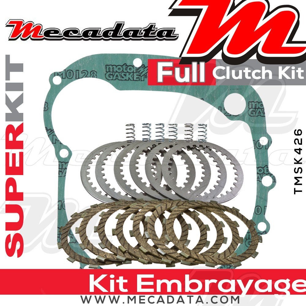 Superkit (Kit complet disques garnis, disques lisses, ressorts d'embrayage et joint carter) 