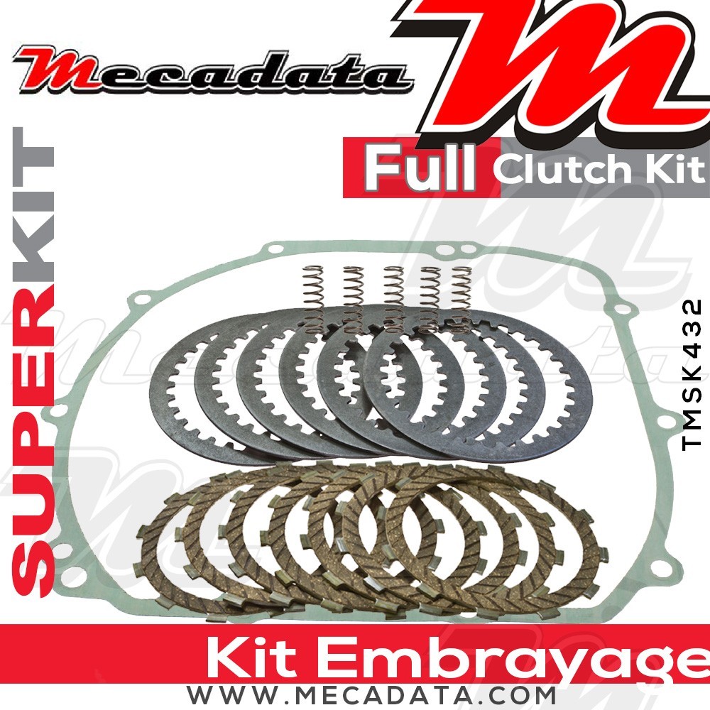 Superkit (Kit complet disques garnis, disques lisses, ressorts d'embrayage et joint carter) 