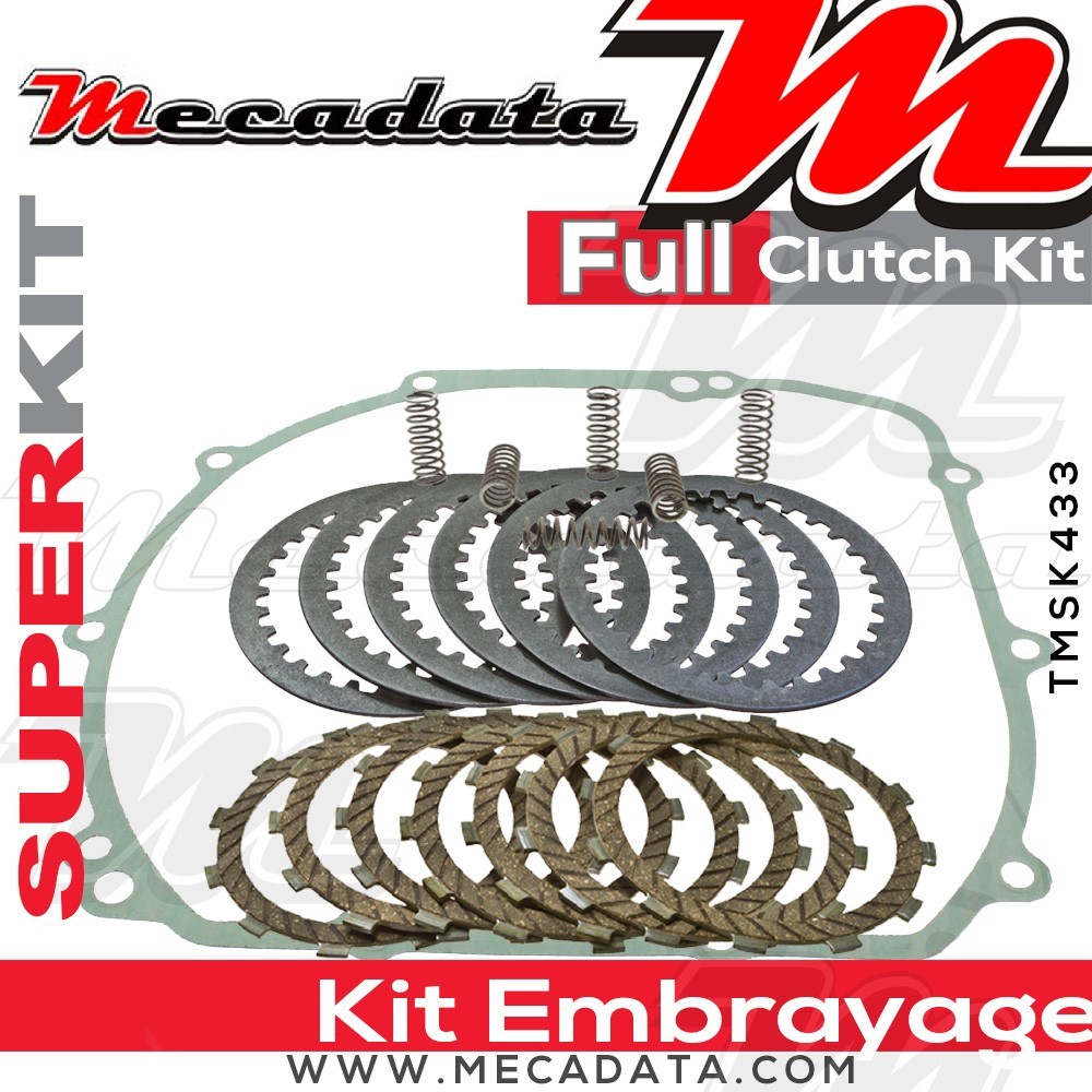 Superkit (Kit complet disques garnis, disques lisses, ressorts d'embrayage et joint carter) 