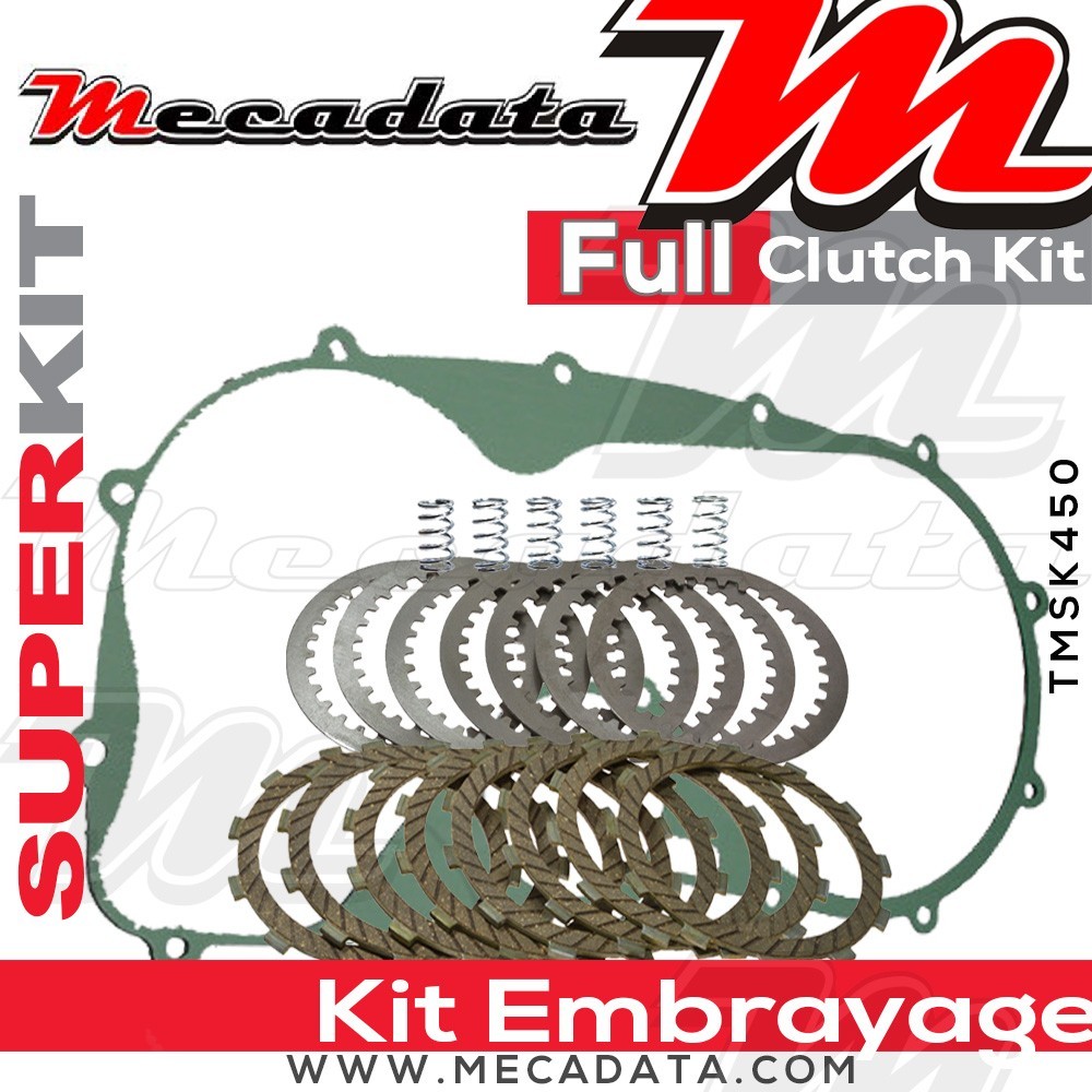 Superkit (Kit complet disques garnis, disques lisses, ressorts d'embrayage et joint carter) 