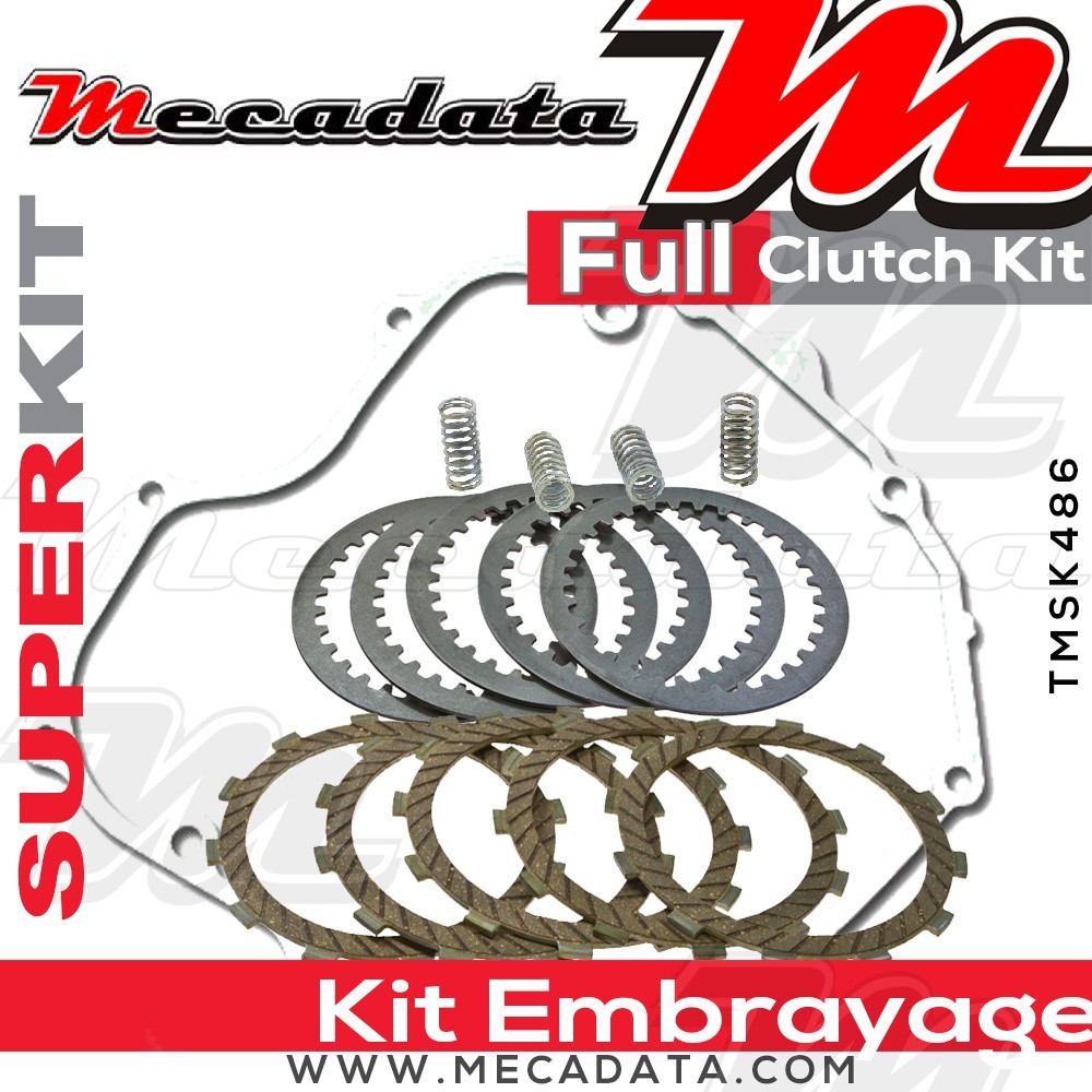Superkit (Kit complet disques garnis, disques lisses, ressorts d'embrayage et joint carter) 