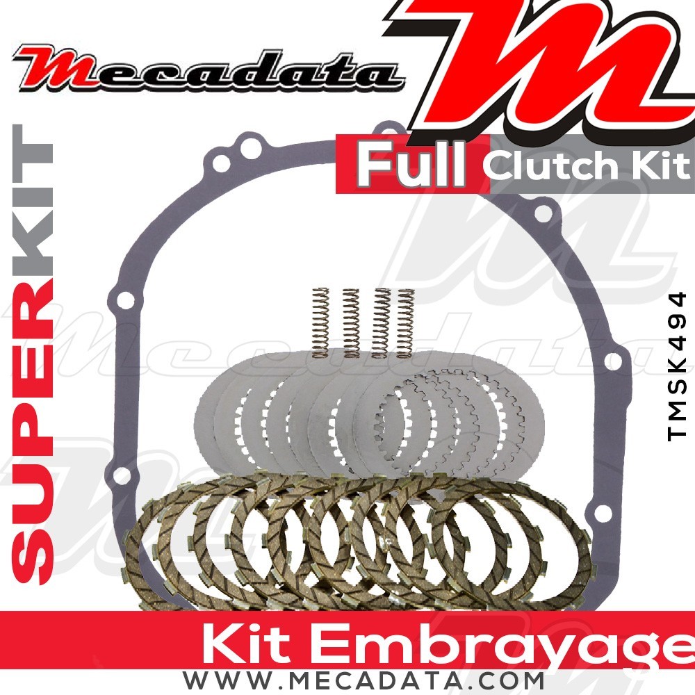 Superkit (Kit complet disques garnis, disques lisses, ressorts d'embrayage et joint carter) 