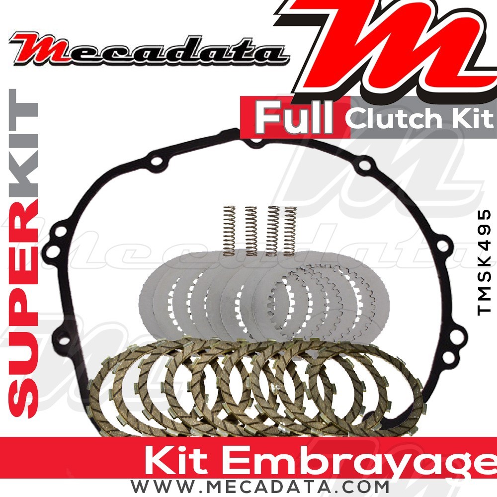 Superkit (Kit complet disques garnis, disques lisses, ressorts d'embrayage et joint carter) 