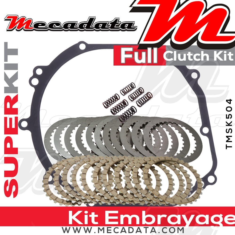 Superkit (Kit complet disques garnis, disques lisses, ressorts d'embrayage et joint carter) 
