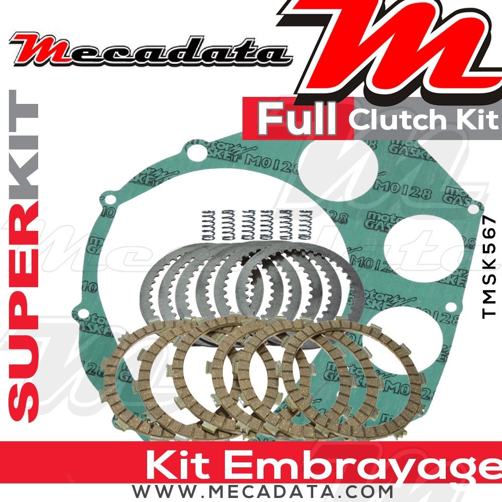 Superkit (Kit complet disques garnis, disques lisses, ressorts d'embrayage et joint carter) 