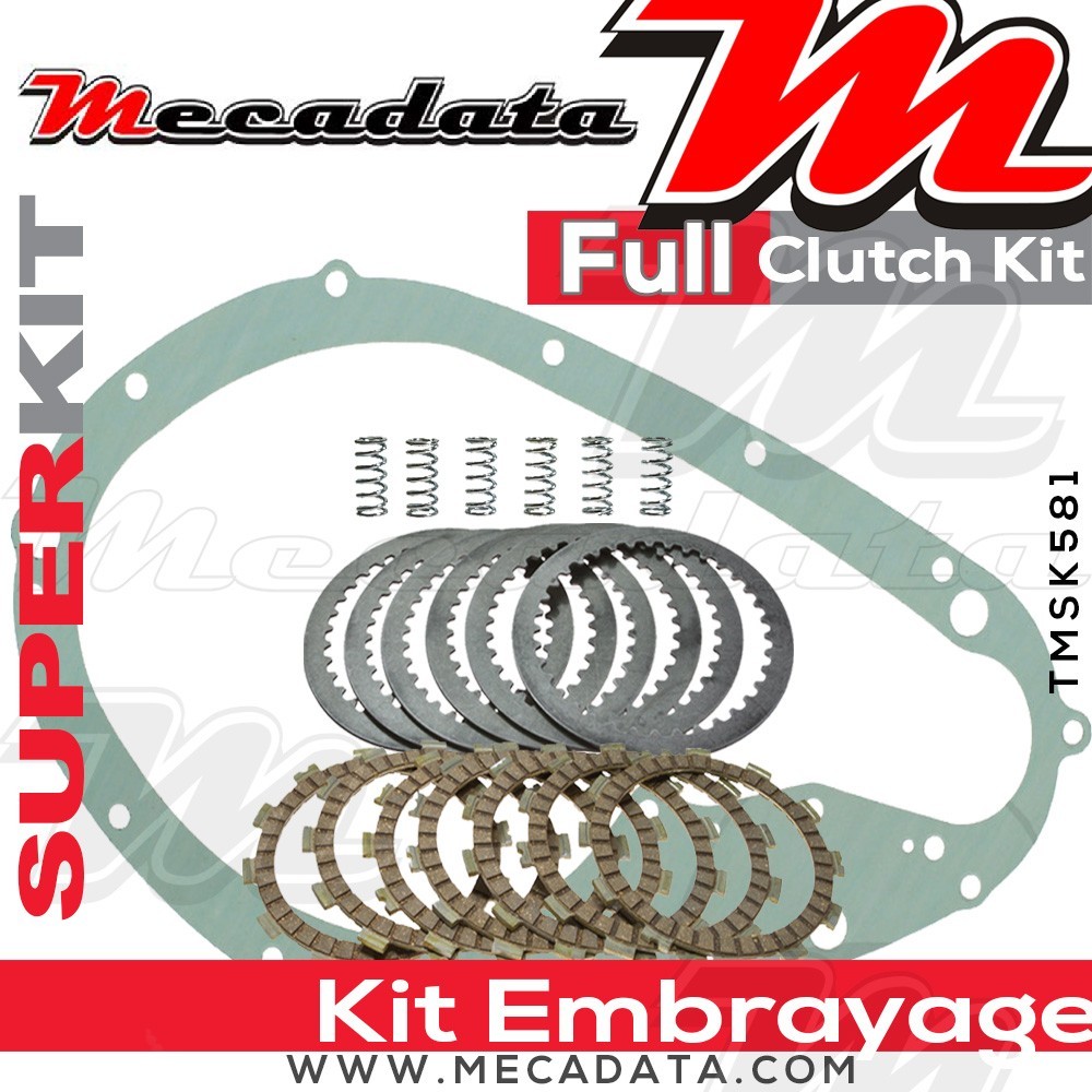 Superkit (Kit complet disques garnis, disques lisses, ressorts d'embrayage et joint carter) 