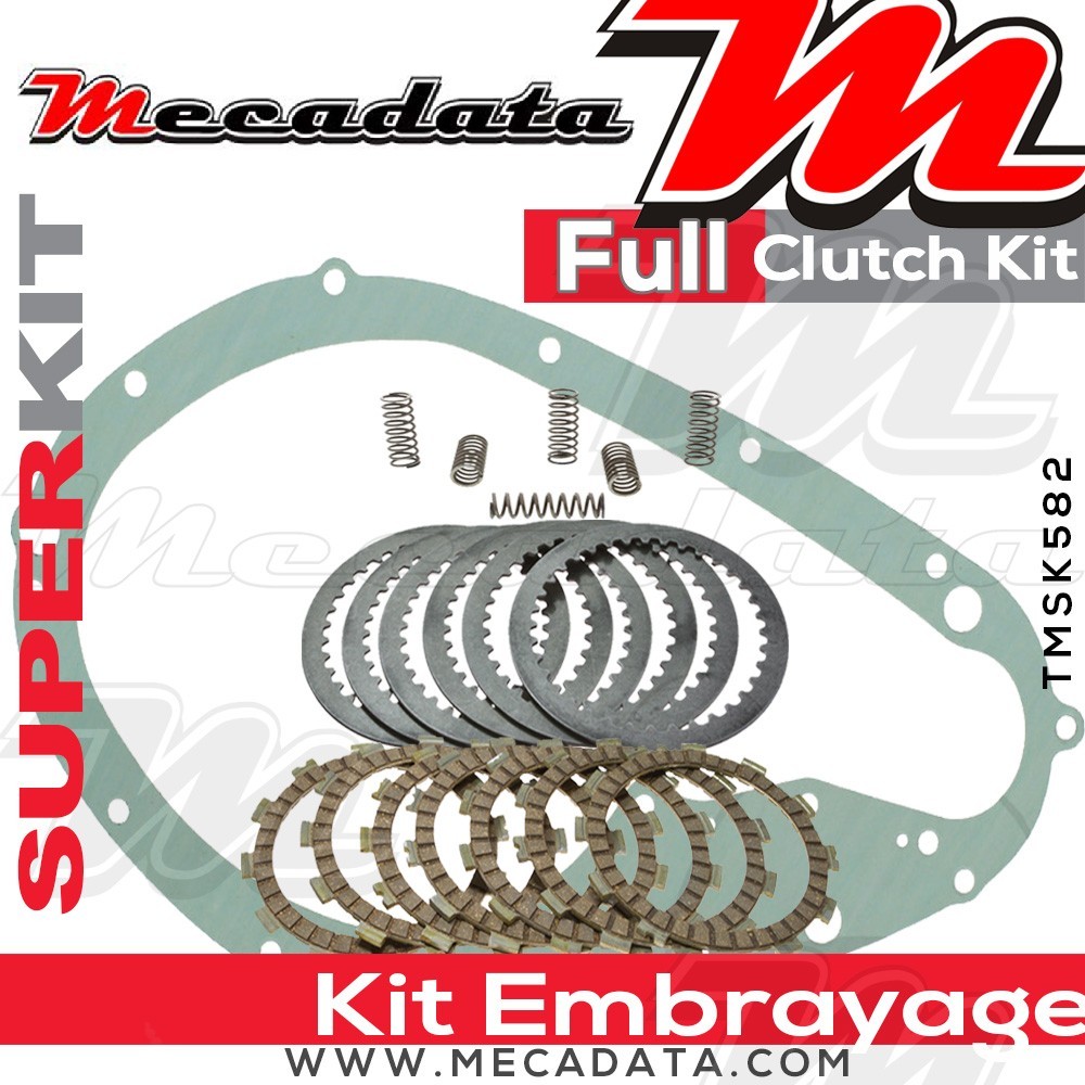 Superkit (Kit complet disques garnis, disques lisses, ressorts d'embrayage et joint carter) 