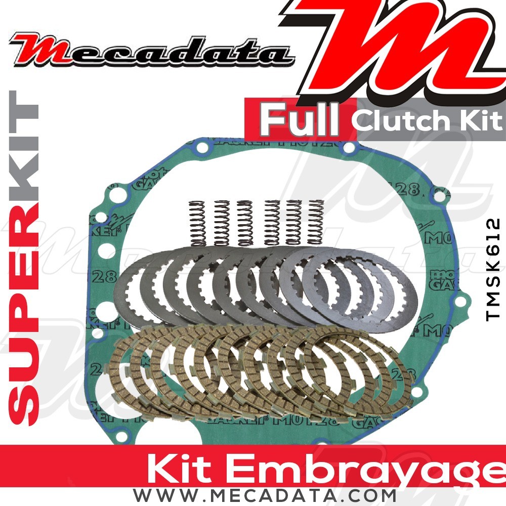 Superkit (Kit complet disques garnis, disques lisses, ressorts d'embrayage et joint carter) 