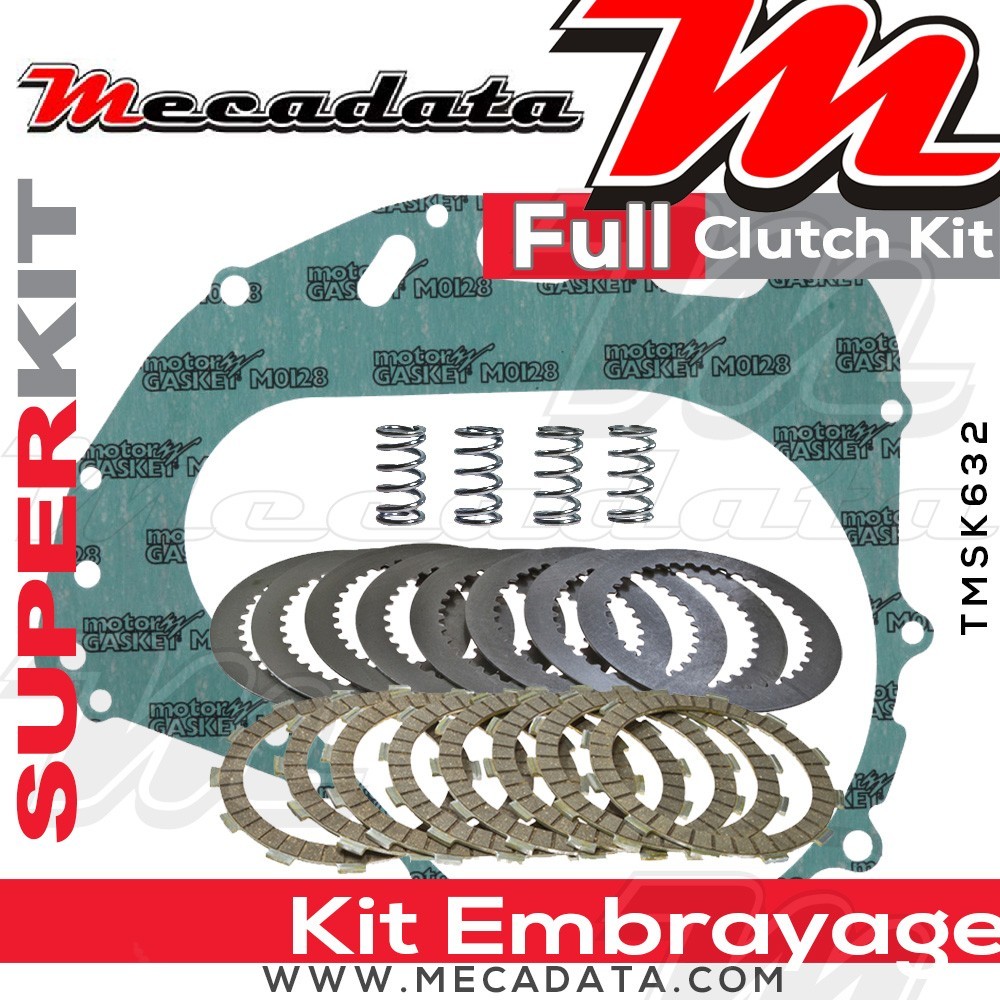 Superkit (Kit complet disques garnis, disques lisses, ressorts d'embrayage et joint carter) 