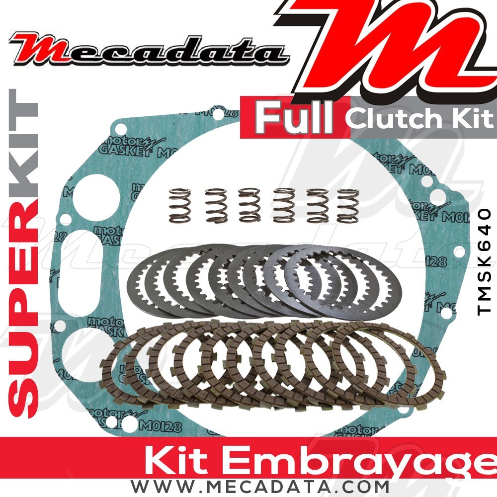 Superkit (Kit complet disques garnis, disques lisses, ressorts d'embrayage et joint carter) 