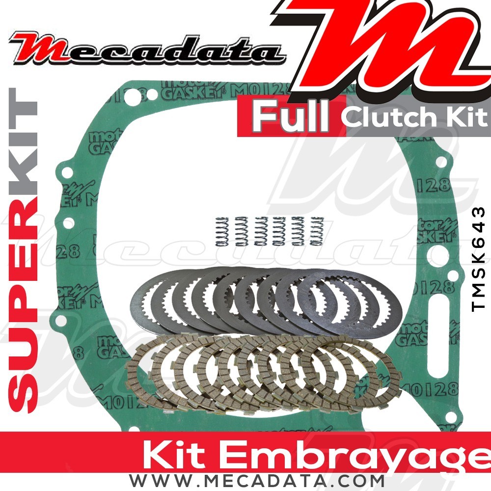 Superkit (Kit complet disques garnis, disques lisses, ressorts d'embrayage et joint carter) 