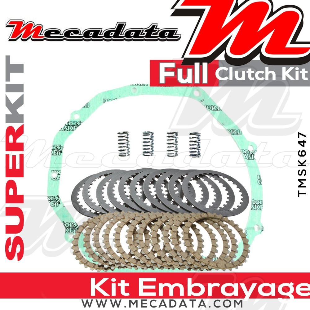 Superkit (Kit complet disques garnis, disques lisses, ressorts d'embrayage et joint carter) 