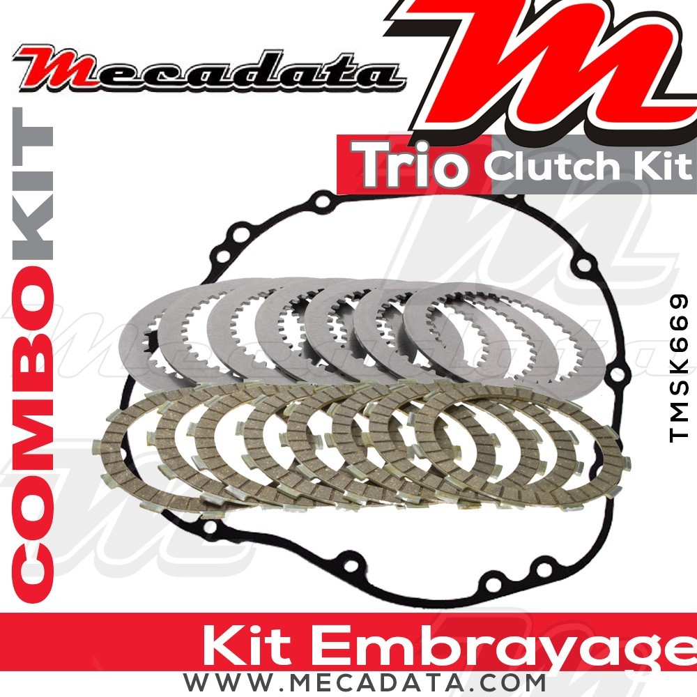 Combokit (disques garnis, disques lisses et joint carter) 