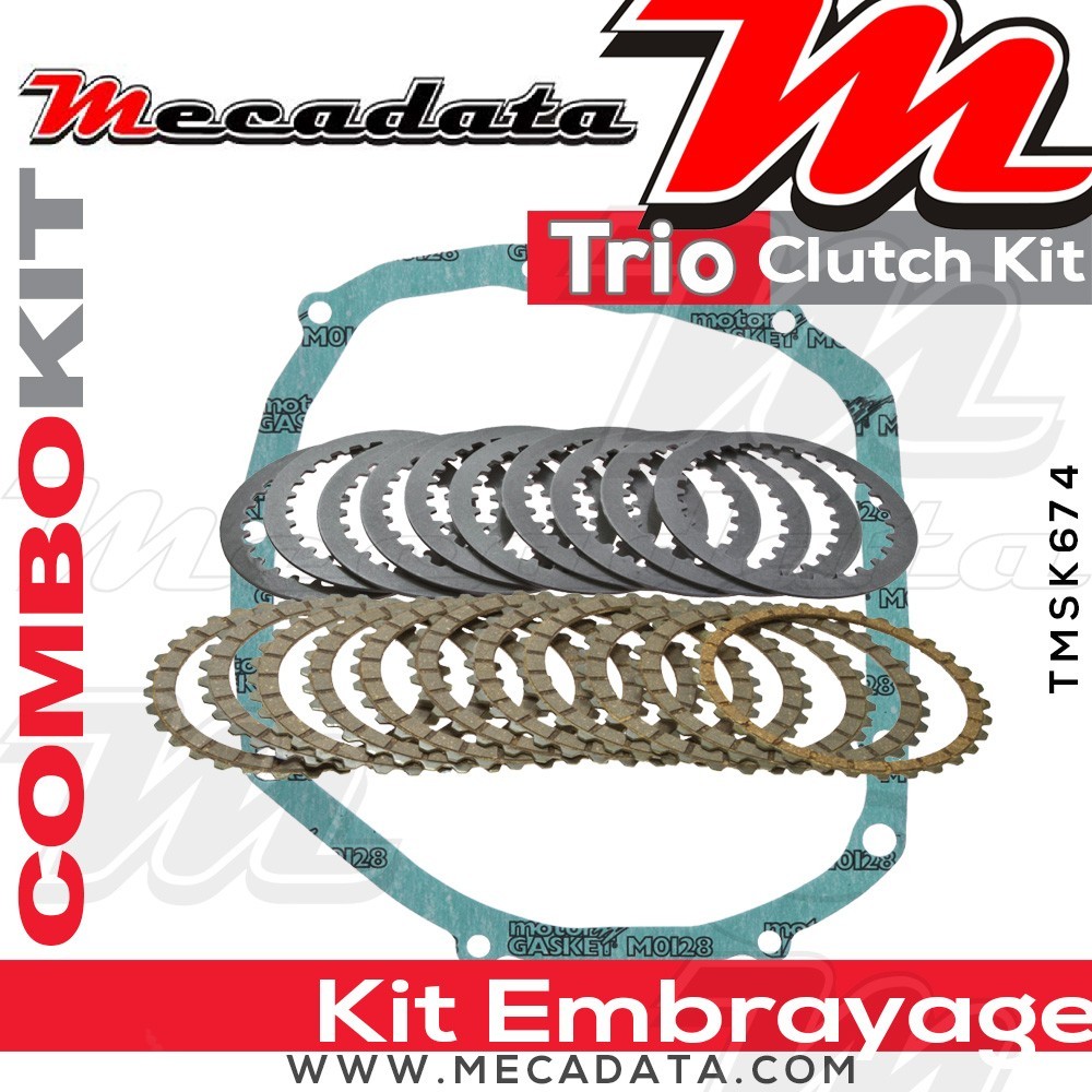 Combokit (disques garnis, disques lisses et joint carter) 