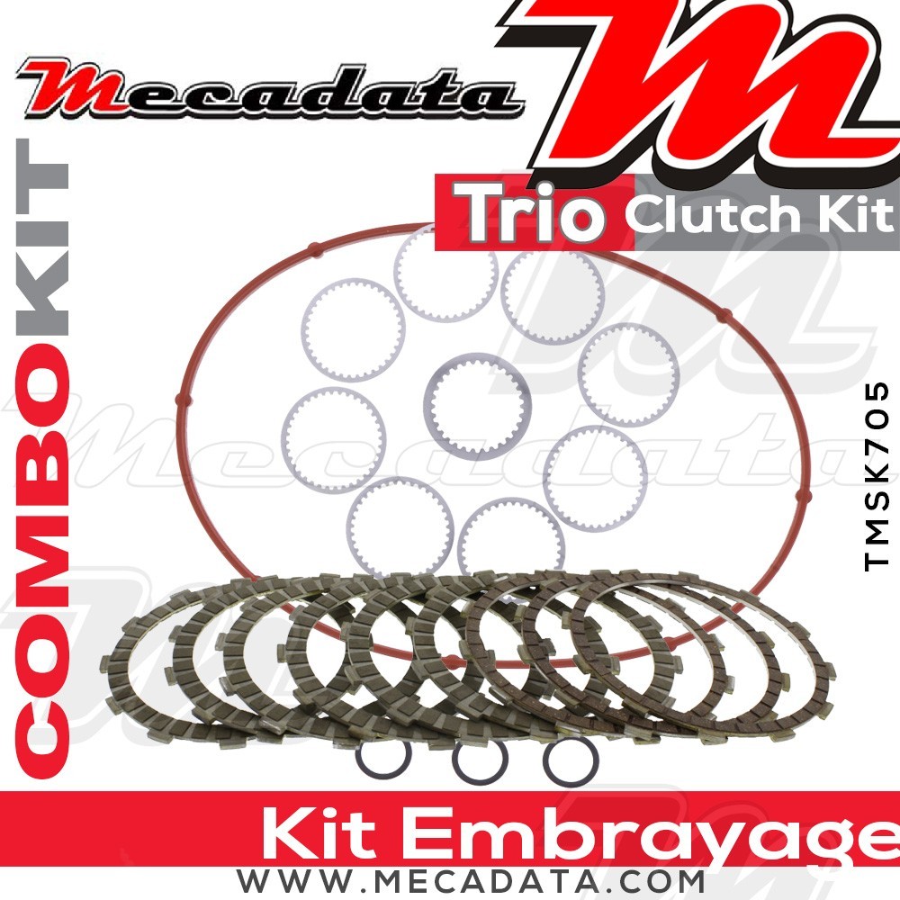 Combokit (disques garnis, disques lisses et joint carter) 